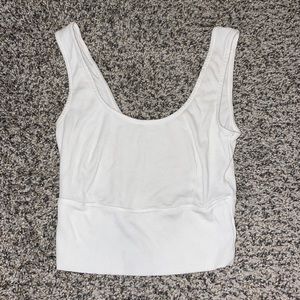 White crop tank